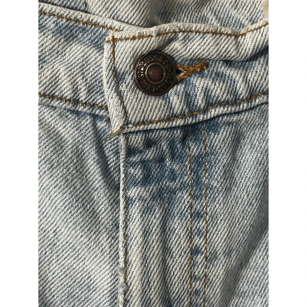 Vtg Levi's Orange Tag denim Levi 550 Jorts Jean Shorts Size 34 Bermuda length